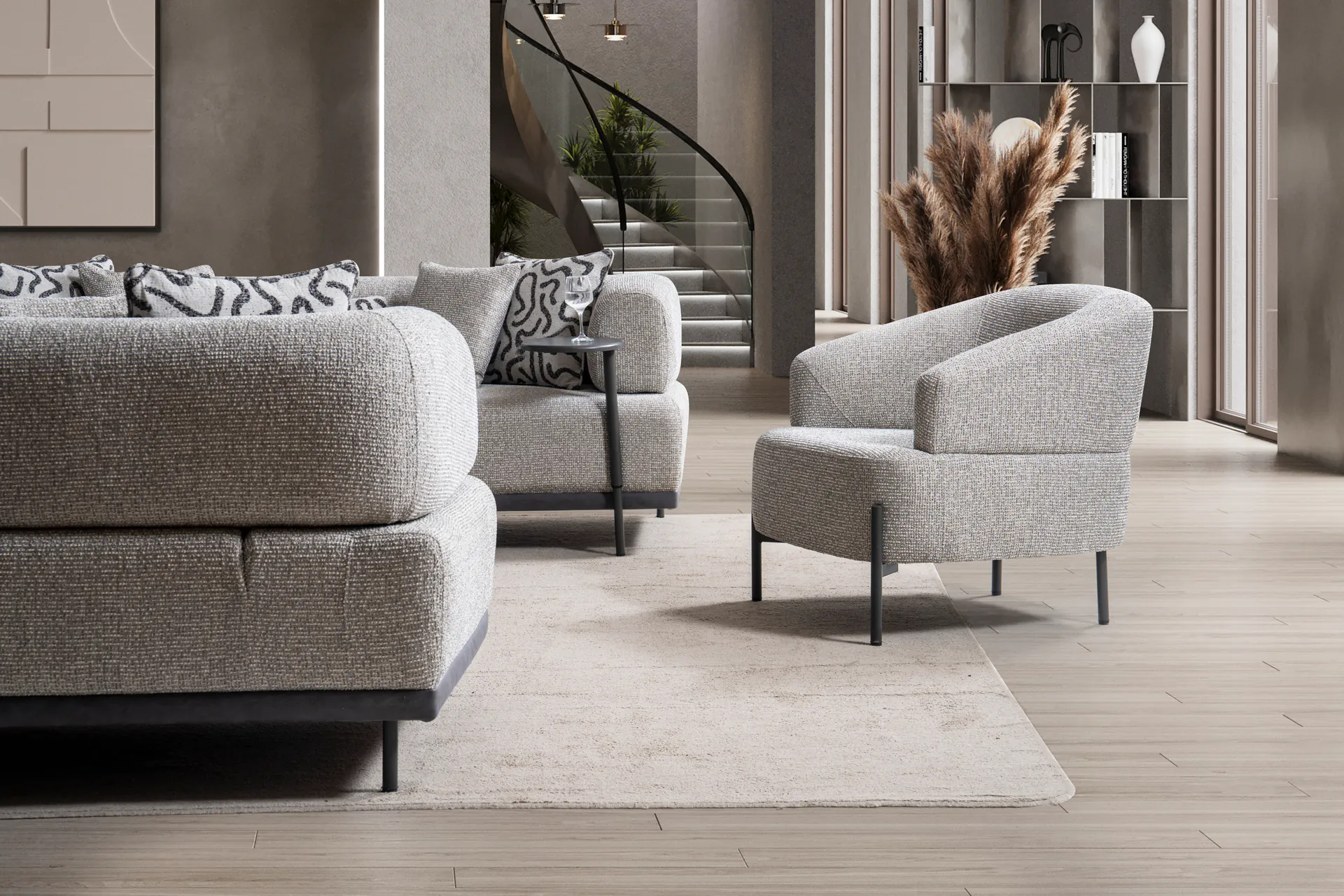 Verona Gri Koltuk Takımı